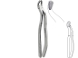 Preview: Extracting Forceps Ladmore 190 mm, English Pattern, Upper 3rd molars