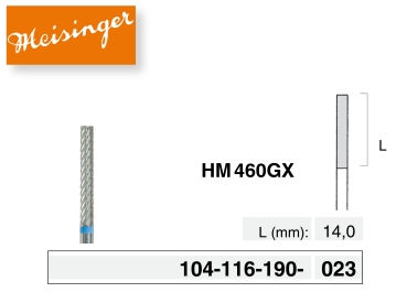 Keményfém frézer "HM 460GX" (Meisinger)