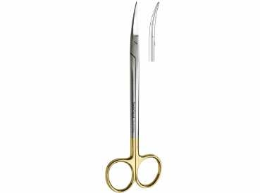 Surgical Scissors Kelly with Thungsten Carbide, 160 mm, curved