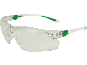 Védoszemüveg pehelykönnyu zöld/fehér St