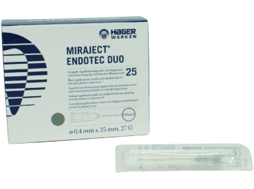 Miraject Endotec Duo 0.4X25Mm 27G Pa