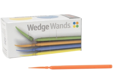 Wedge Wands átlátszatlan narancssárga közepes 100d