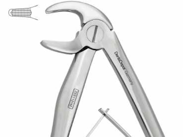 Extracting forceps for children (incl. spring), Lower incisors and canines