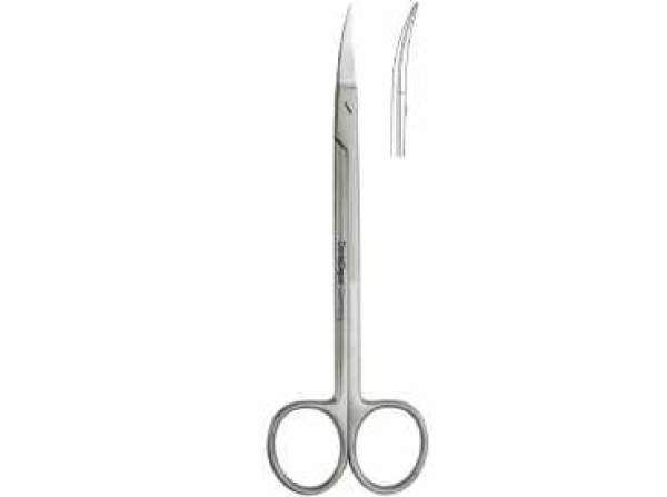 Surgical Scissors Kelly, 160 mm, curved