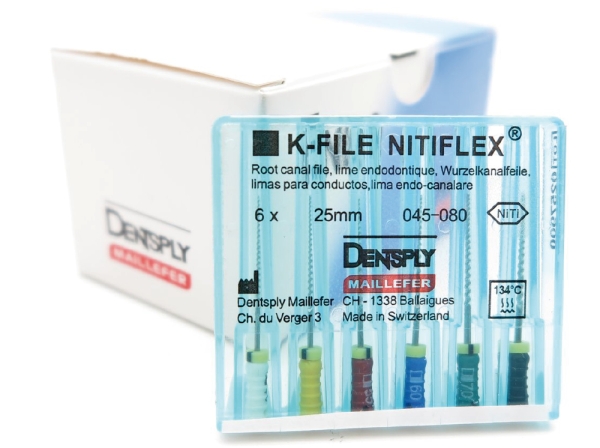 Nitiflex® K-Feile - Length 21 mm, ISO 020, yellow