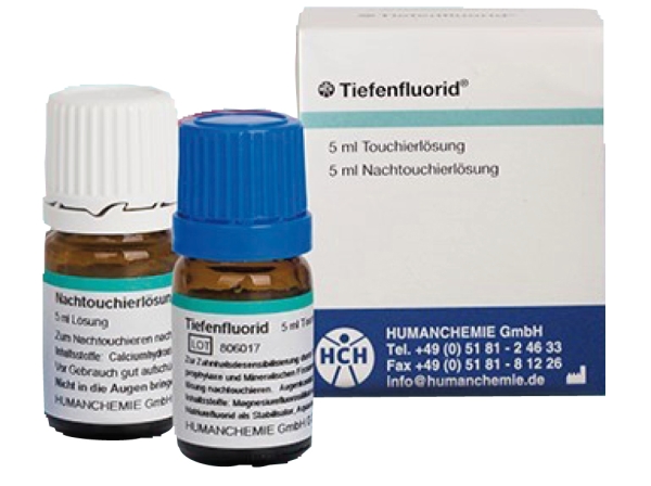 Tiefenfluorid® / Mélyfluorid – fluoridlakk