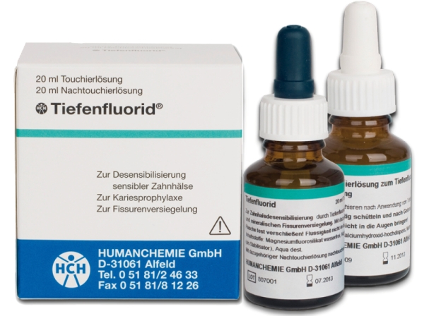 Tiefenfluorid® / Mélyfluorid – fluoridlakk