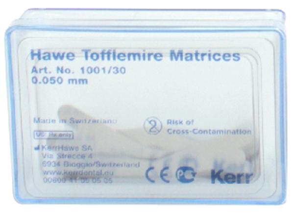 Tofflemire Matr.0,05mm 30db