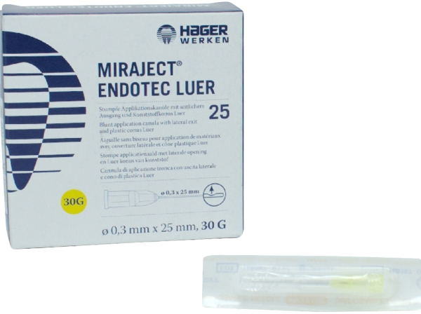 Miraject Endotec 0,3X25 Luer 25 db