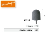 Polírozó, sötétszürke, közepes, 17 mm  "9572P" (Meisinger)