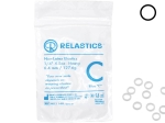Relastics™ Intraorális gumik, latexMENTES, átmérő 1/4" = 6,4 mm