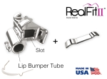 RealFit™ II snap - alsó állkapocs, 2 részes együttes lip bumper (Zahn 36), Roth .018"