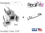 RealFit™ II snap - felső állkapocs, 3 részes (17-es, 16-os fog), Roth .018"